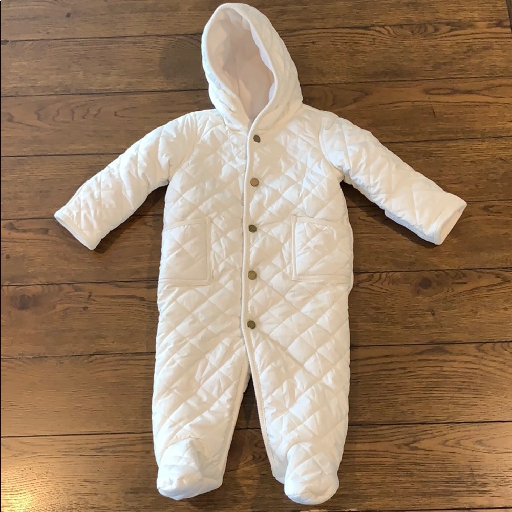 Ralph Lauren unisex quilted snowsuit for baby